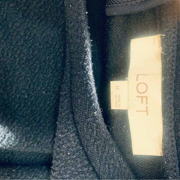 Loft Elegant Dark Blue Women's Dress SZ M - Picture 4 of 5